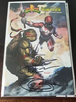 Buy POWER RANGERS TMNT II #4 Double Signed By Kevin Eastman/Sajad Shah With 2 X COA • 30£