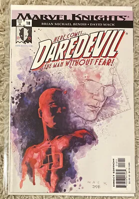 Buy Daredevil #18 Vol. 2 2001 Sent In A Cardboard Mailer • 3.99£