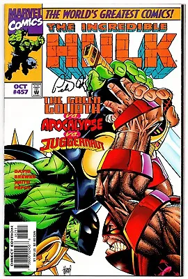 Buy Incredible Hulk #457 VF/NM Signed W/COA Peter David 1997 Marvel Comics • 38.48£