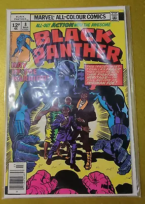 Buy Black Panther #8 Vol 1 - Mar 1978 - Bronze Age Marvel 📖 VF+8.5 • 17.99£