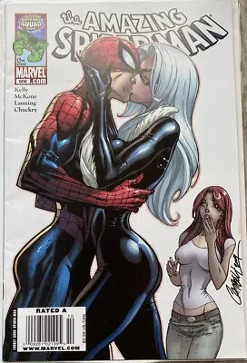 Buy Amazing Spider-man #606 (2009) J Scott Campbell Newsstand Variant-see Pics Vg/fn • 94.60£