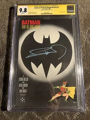 Buy DC Comics Batman The Dark Knight Returns 3 1986 CGC 9.8 Signature Signed Miller • 316.24£