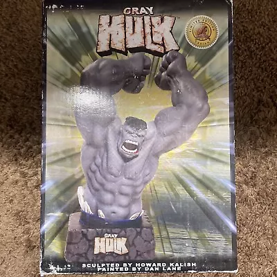 Buy Gray Hulk Bust By Dynamic Forces 2003 New Not Displayed • 52.77£