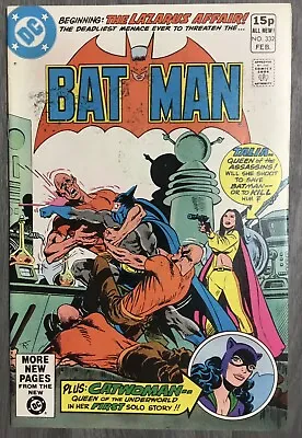 Buy Batman No. #332 February 1981 DC Comics VG/G 1st Solo Catwoman Story • 20£
