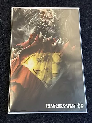 Buy Death Of Superman 30th Anniversary Special # 1 Mattina Doomsday Foil Variant DC • 41£