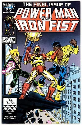 Buy Power Man And Iron Fist (1978) #125 VF 8.0 Scarce Final Issue • 6.29£