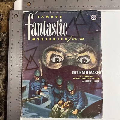 Buy Famous Fantastic Mysteries Vol 13 #3  The Death Maker   April 1952 Pulp • 11.85£