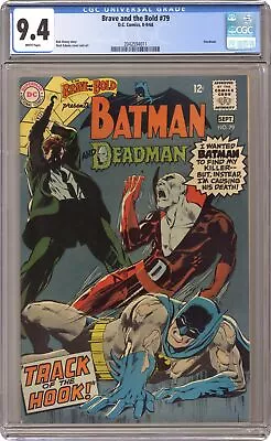 Buy Brave And The Bold #79 CGC 9.4 1968 2042594011 • 367.78£