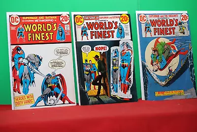 Buy DC World's Finest Superman #214 #216 #217 - 1972/73 • 7.90£