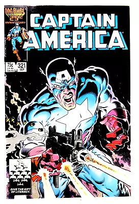 Buy Marvel CAPTAIN AMERICA (1986) #321 Mike ZECK Cover FN/VF (7.0) Ships FREE! • 12.12£