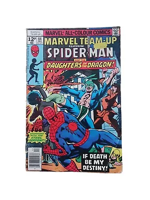 Buy Marvel Team Up Spider Man And The Daughters Of The Dragon No.64 Dec 1977  • 4.95£