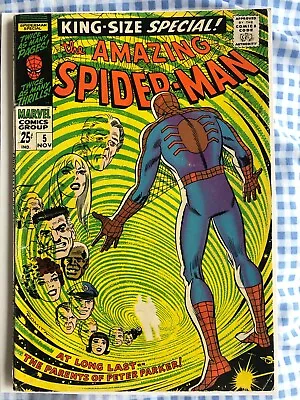 Buy Amazing Spider-Man King Size Special Annual 5. 1st App Of Peter Parker's Parents • 14.99£