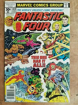 Buy Fantastic Four #183 VF 8.0 Newsstand! 1977 Marvel Bronze Age! • 13.58£