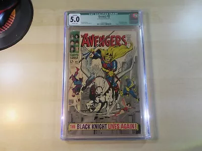 Buy Avengers #48 Cgc 5.0 Qualified Green Label Dane Whitman Becomes New Black Knight • 127.92£