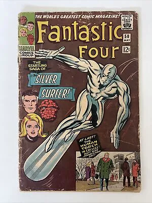 Buy Fantastic Four #50 (Marvel 1966) Silver Surfer • 102.77£