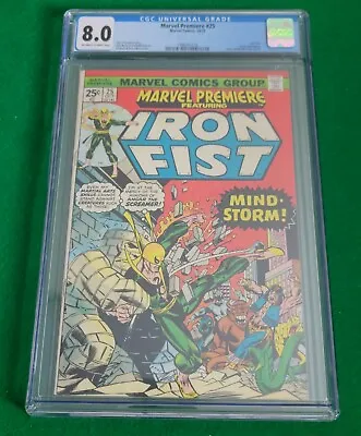 Buy Marvel Premiere #25 Iron Fist CGC 8.0 Angar Appearance Byrne Cover • 96.47£