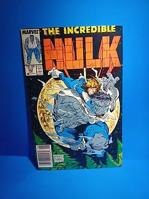 Buy Incredible Hulk #344 - Todd McFarlane - Marvel -  Newsstand - FN/VF  (M15 ) • 24.12£