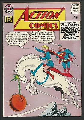 Buy 1962 DC Action Comics #293 VG+ Origin Comet • 25.33£