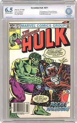 Buy Incredible Hulk #271N Newsstand Variant CBCS 6.5 1982 0004822-AA-004 • 118.59£