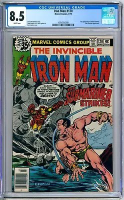 Buy Iron Man 120 CGC Graded 8.5 VF+ White Marvel Comics 1979 • 47.93£