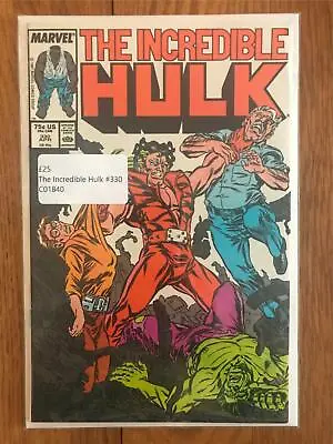 Buy The Incredible Huk #330 First McFarlane Work On Hulk; Death Of Thunderbolt Ross • 25£