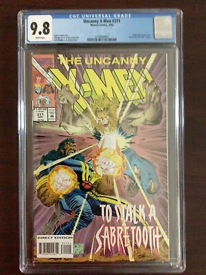 Buy CGC 9.8 Uncanny X-Men 311 Sabretooth White Pages • 60.32£