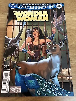 Buy Wonder Woman #6 Dc Universe Rebirth Comic- Rucka,scott & Fajardo Jr. & Bagged • 3.97£