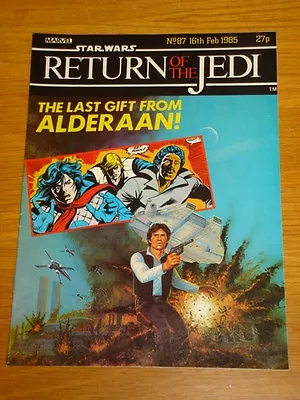 Buy Star Wars Return Of The Jedi #87 February 16 1985 British Weekly Comic • 4.99£