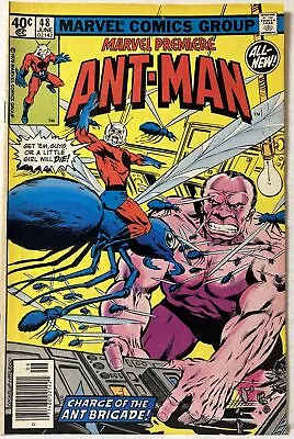 Buy Marvel Premiere #48 Ant Man 2nd Scott Lang In Costume John Byrne Newsstand FN • 13.58£