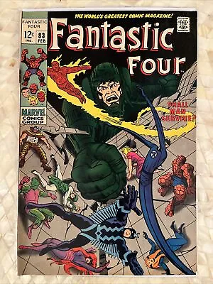 Buy Fantastic Four #83 (1968) 2nd App. Franklin Richards Marvel Comics Kirby Lee • 23.64£