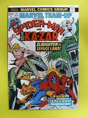 Buy Marvel Team-Up #19 - 1st Appearance Of Stegron - Spider-Man & Ka-Zar - VF Marvel • 10.45£