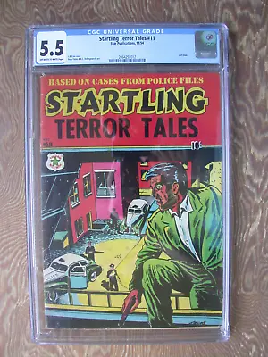 Buy Startling Terror Tales  #11  CGC 5.5   LB Cole Cover    Star Publications 1954 • 711.27£