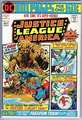 Buy Justice League Of America #113 - Dc 1974 - Fn/vf (7.0) - Bagged Boarded • 23.87£