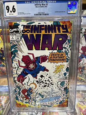Buy INFINITY WAR #3 CGC 9.6 THANOS AVENGERS MOVIE Marvel Comics Spider-Man Thor • 47.41£