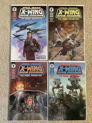 Buy Star Wars X-Wing Rogue Squadron Rebel Opposition 1-4 Complete Set 1995 DH Comics • 19.73£