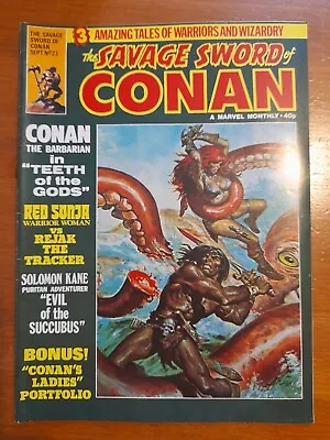 Buy Savage Sword Of Conan #23 Sept 1979 VGC+ 4.5 • 3.50£
