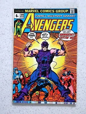 Buy Avengers #109 FN+  Marvel Comics 1963 Series • 10£