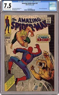 Buy Amazing Spider-Man #57 CGC 7.5 1968 1362286004 • 114.31£