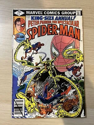 Buy Peter Parker, Spectacular Spider-Man King Size Annual 1 - Marvel Comics - 1979 • 10£