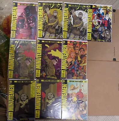 Buy Before Watchmen 18 X Issues Run 1-6 Minutemen Inc Variants • 99.99£