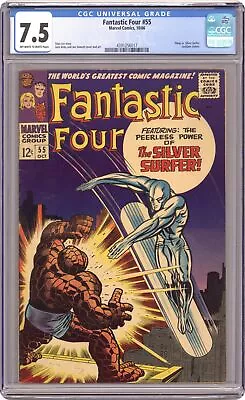 Buy Fantastic Four #55 CGC 7.5 1966 4391256017 • 205.56£