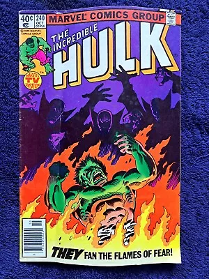 Buy 45 Year Old Marvel Incredible Hulk Comic 1979 • 2.99£