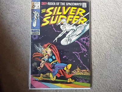 Buy The Silver Surfer 4 1968 Vol 1 Thor Comic Book Low Grade Presents Beautifully • 310£