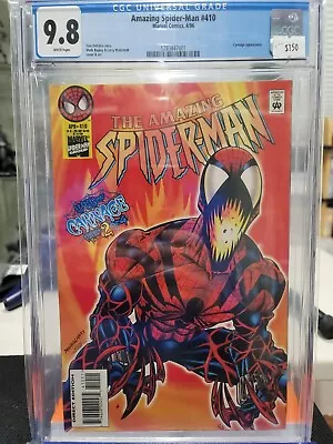 Buy Amazing Spider-Man #410 CGC 9.8 Carnage Appearance  • 139.82£