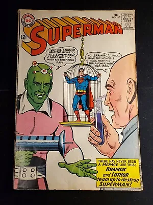 Buy SUPERMAN #167 FN- Key Origin 1st Brainiac II Vril Dox Lex Luthor 1st Tharla DC • 57.57£