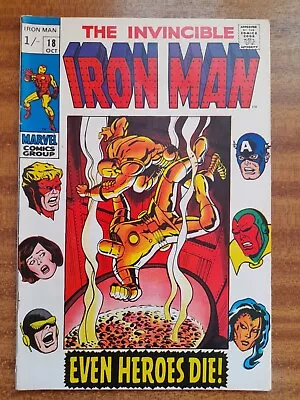 Buy Iron Man 18 1969 FN+ • 18£