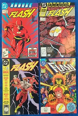 Buy Flash Vol 2 Annual #1,2,3,4, Lot Of 4. Dc 1987-91. Wally West. 9.2 Nm- Quality!! • 15.93£