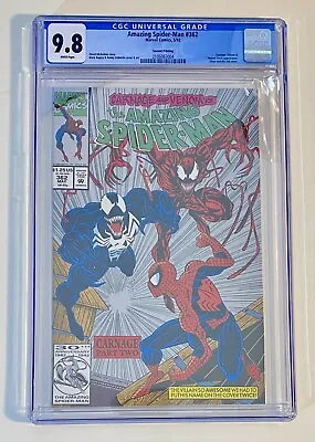 Buy The Amazing Spider-Man #362 - CGC 9.8.         Second Printing • 84.37£