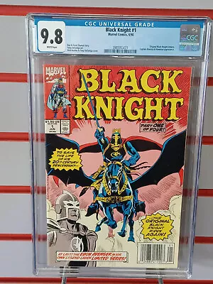 Buy BLACK KNIGHT #1 (Marvel Comics, 1990) CGC Graded 9.8 ~ White Pages • 80.04£