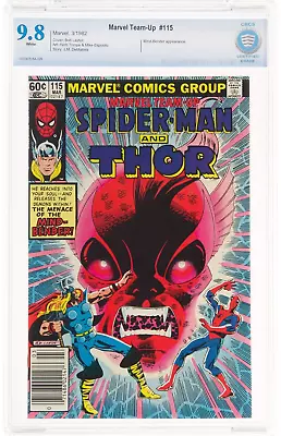 Buy Marvel Team-Up 115 CGC 9.8 Newsstand WP SPIDER-MAN Thor 1st Meru The Mind-Bender • 159.03£